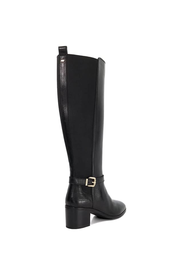 Dune London Dune London Women's 'Tilbys' Leather Knee High Boots in Black - 3