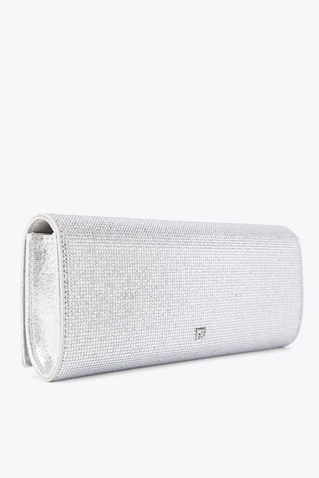 KG Kurt Geiger KG Kurt Geiger Women's 'Baily' Suedette Bag in Silver - 3