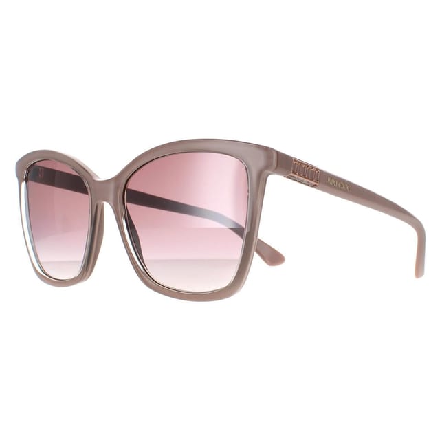 Jimmy Choo Jimmy Choo Women's Square Nude Brown Silver Mirror ALI/S in Pink - 2