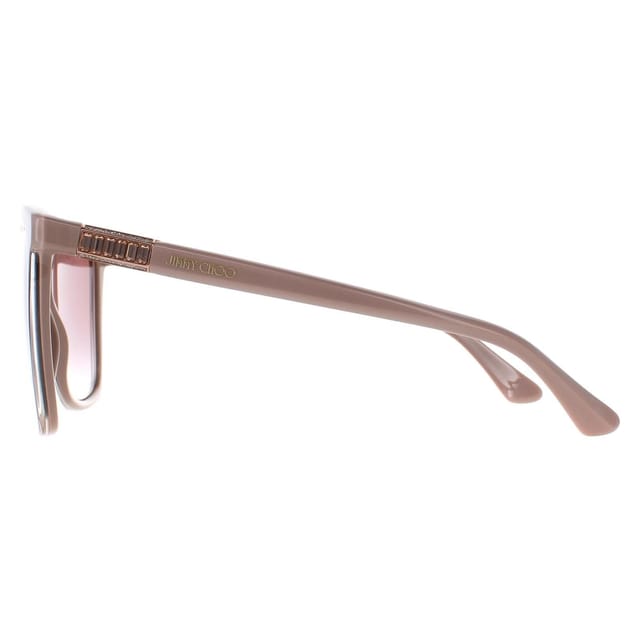 Jimmy Choo Jimmy Choo Women's Square Nude Brown Silver Mirror ALI/S in Pink - 3