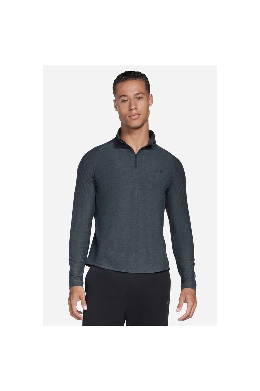 Skechers Skechers Men's GO DRI All Day Performance 1/4 Zip in Charcoal