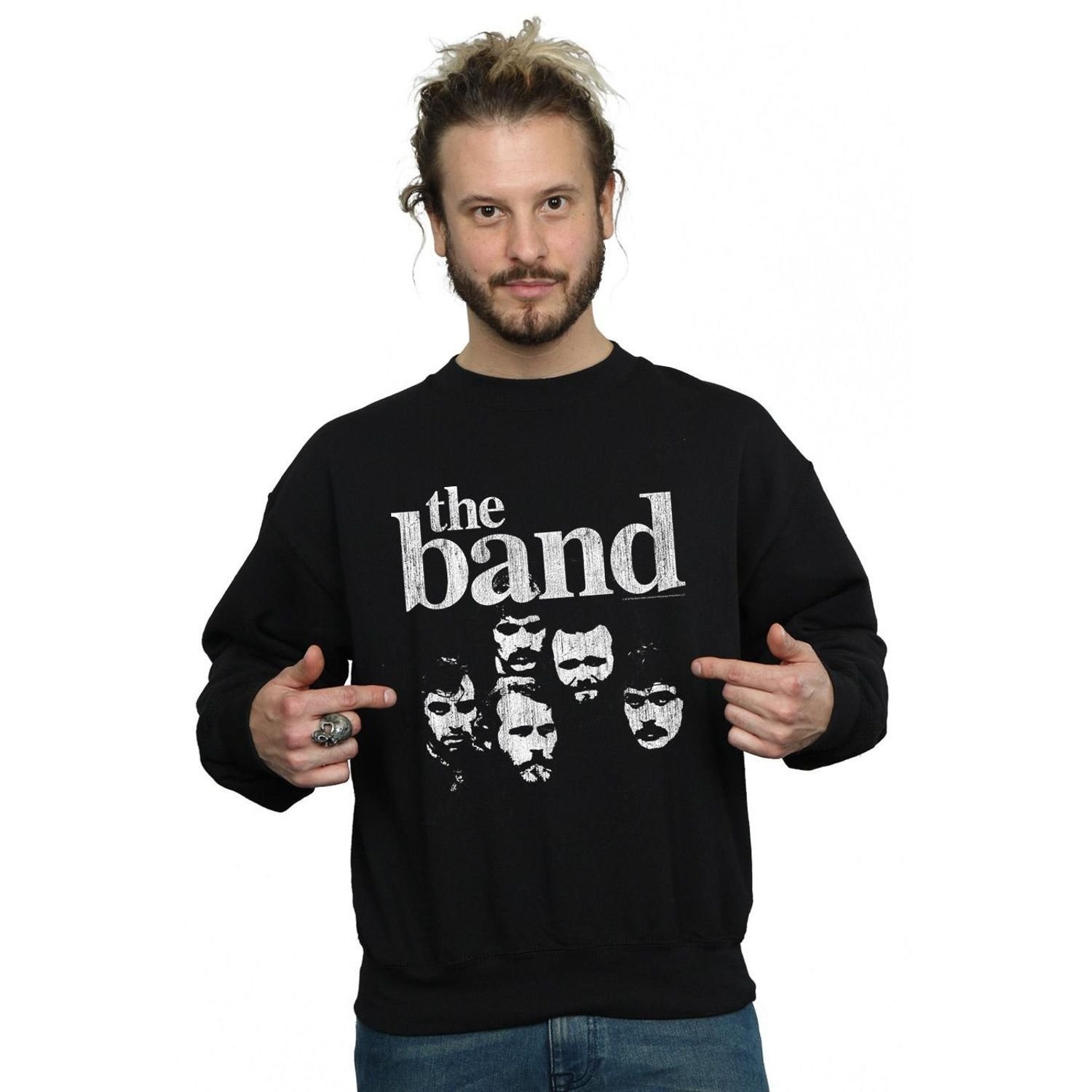 The Band The Band Men's Printed Black Sweatshirt - 3