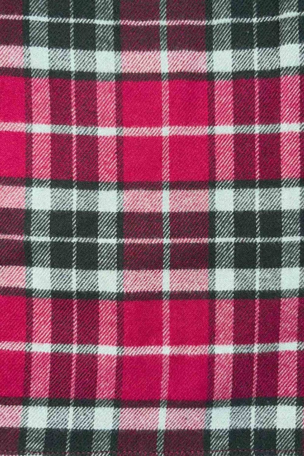 British Boxers British Boxers Men's "Gaia" Tartan Brushed Cotton Pyjama Trousers in Burgundy - 4
