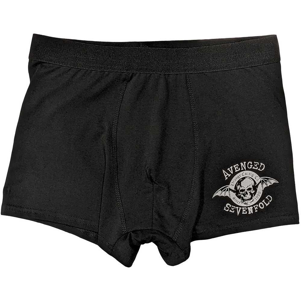Avenged Sevenfold Avenged Sevenfold Men's Classic Deathbat Boxer Shorts in Black - 4