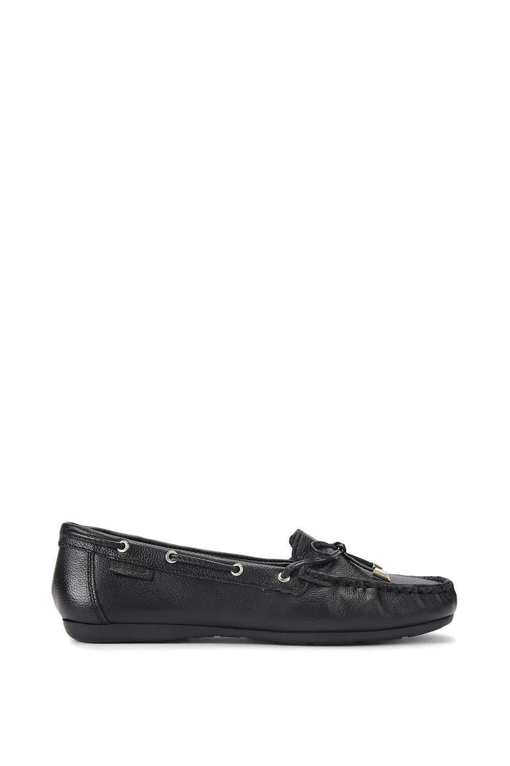 Carvela Carvela Women's 'Barca Loafer' Leather Flats in Black