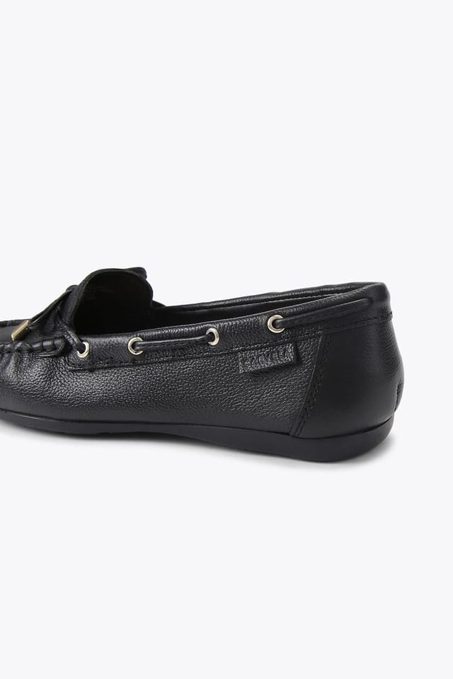 Carvela Carvela Women's 'Barca Loafer' Leather Flats in Black - 3