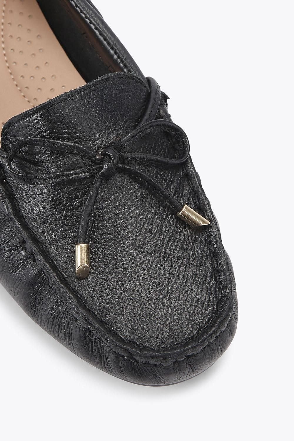 Carvela Carvela Women's 'Barca Loafer' Leather Flats in Black - 4