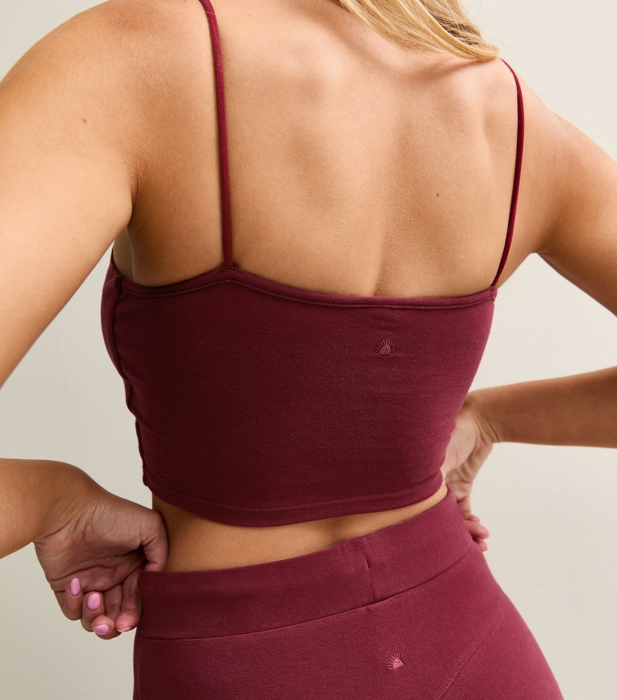 Rise Women's by Zara McDermott Burgundy Square Neck Cami Top Rise New Look - 4