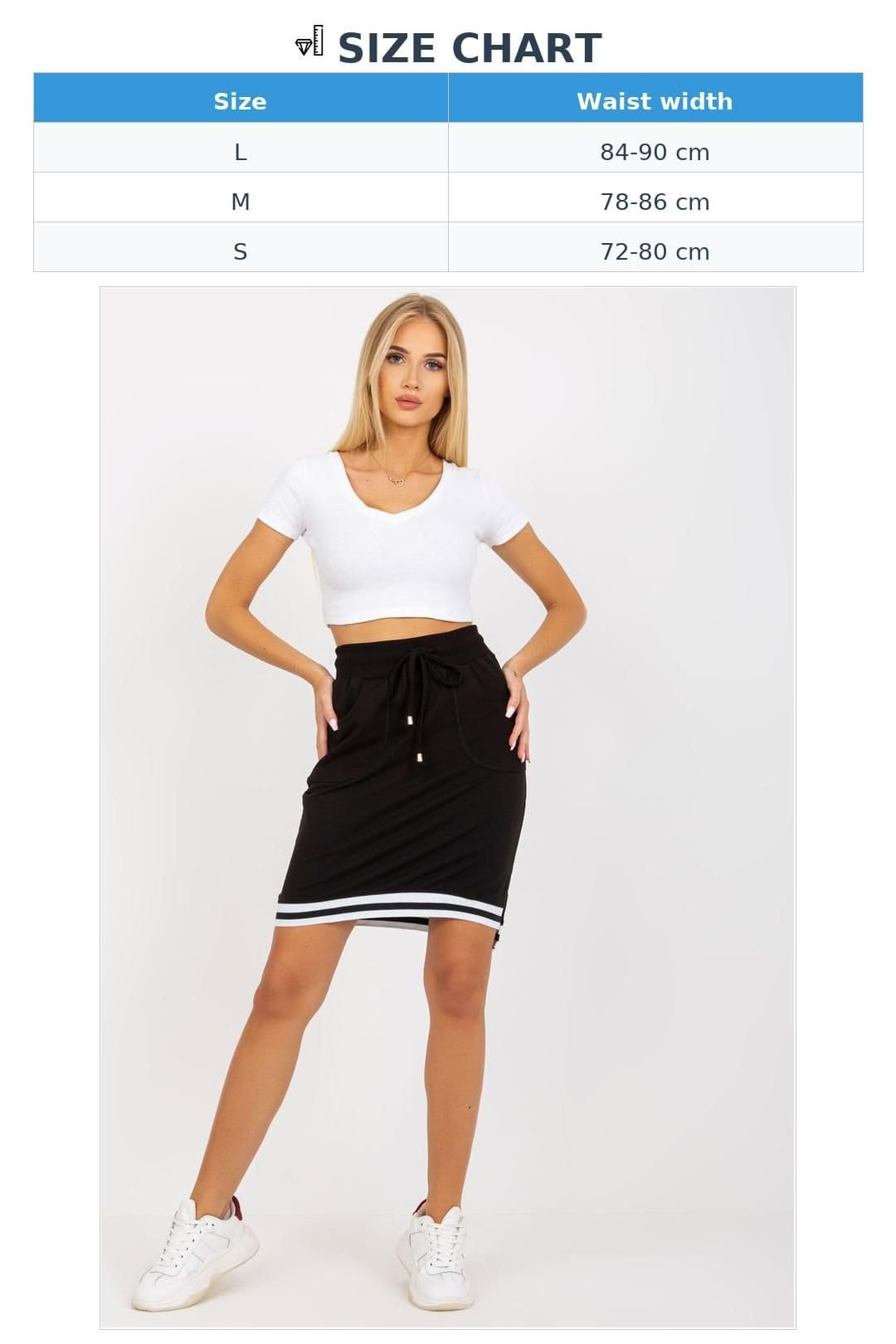 Love Lace Love Lace Women's High Waist Tracksuit Skirt in Black - 4
