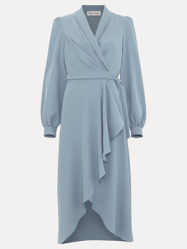 Phase Eight Phase Eight Women's Phillippa Wrap Dress in Duck Egg Blue - 2