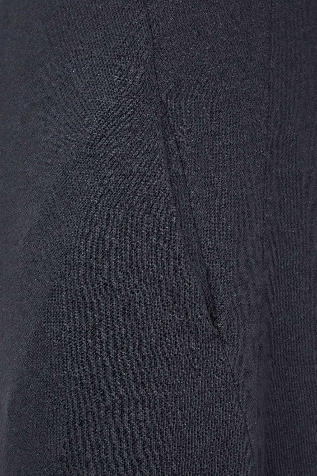 Celtic & Co Celtic & Co Women's Linen Cotton Blend Button Back Dress in Dark Navy - 4