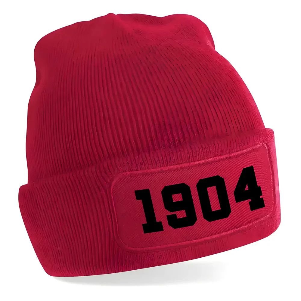 SL Benfica SL Benfica Men's 1904 Football Beanie Hat in Red - 2