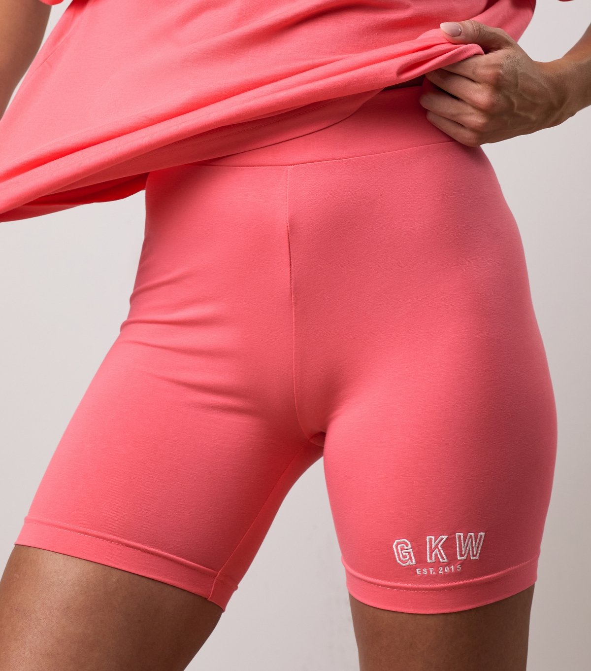 Gym King Women's Coral GKW 5 Cycle Shorts Gym King New Look - 4