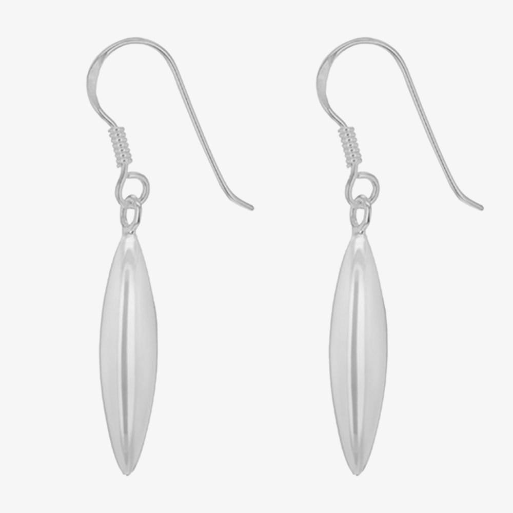 T.H.Baker T.H.Baker Women's Sterling Silver Oblong Dropper Earrings 8.54.0319 - 1