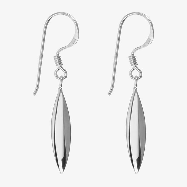 T.H.Baker T.H.Baker Women's Sterling Silver Oblong Dropper Earrings 8.54.0319 - 2
