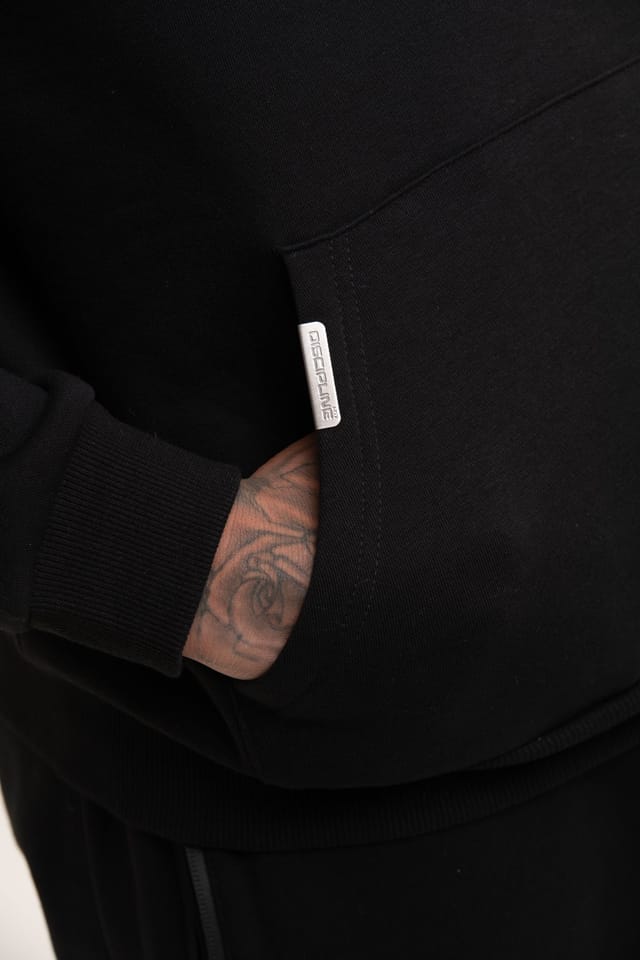 Discipline 365 Discipline 365 Men's Discipline Unisex Hoodie with Pockets in Black - 2