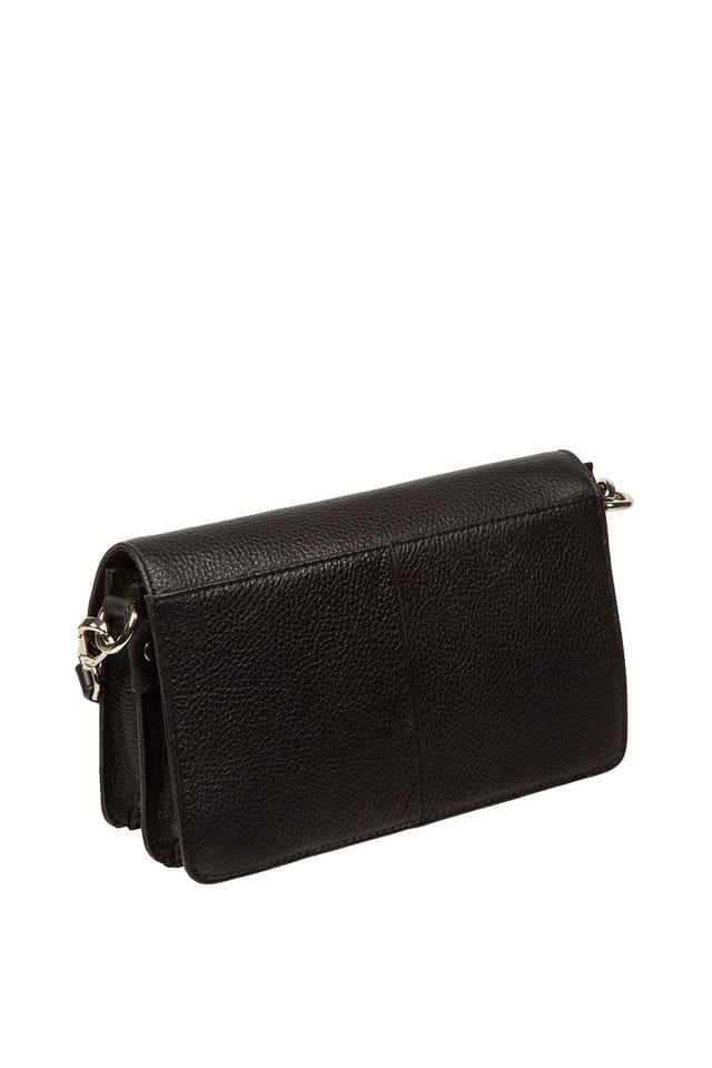Pure Luxuries London Pure Luxuries London Women's 'Freya' Leather Cross Body & Clutch Bag in Black - 3