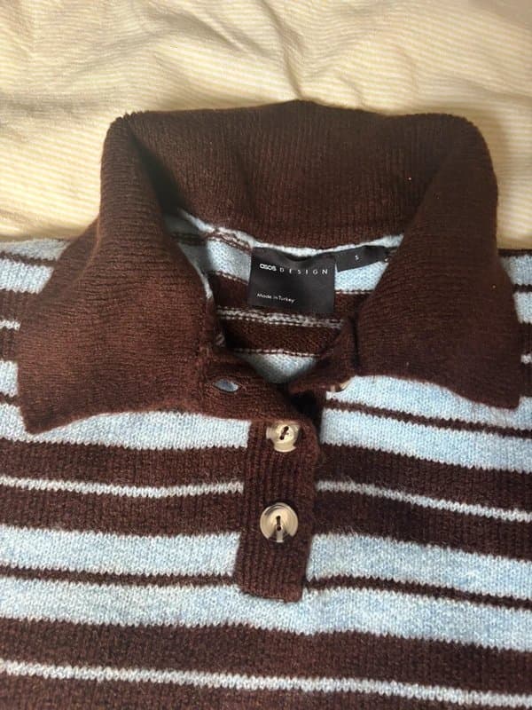 ASOS stripe rugby style knit