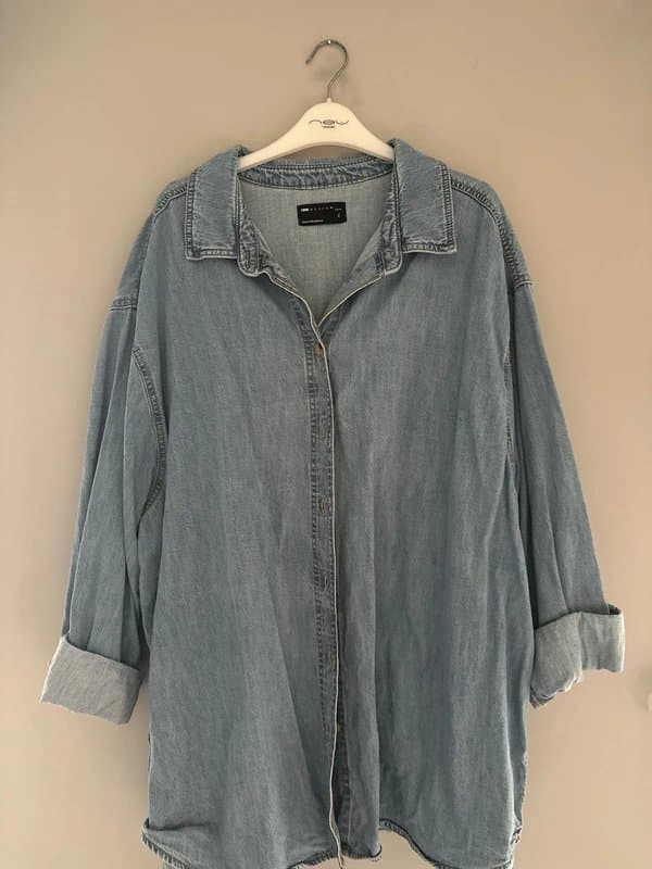 ASOS ASOS oversized curve denim shirt UK XL