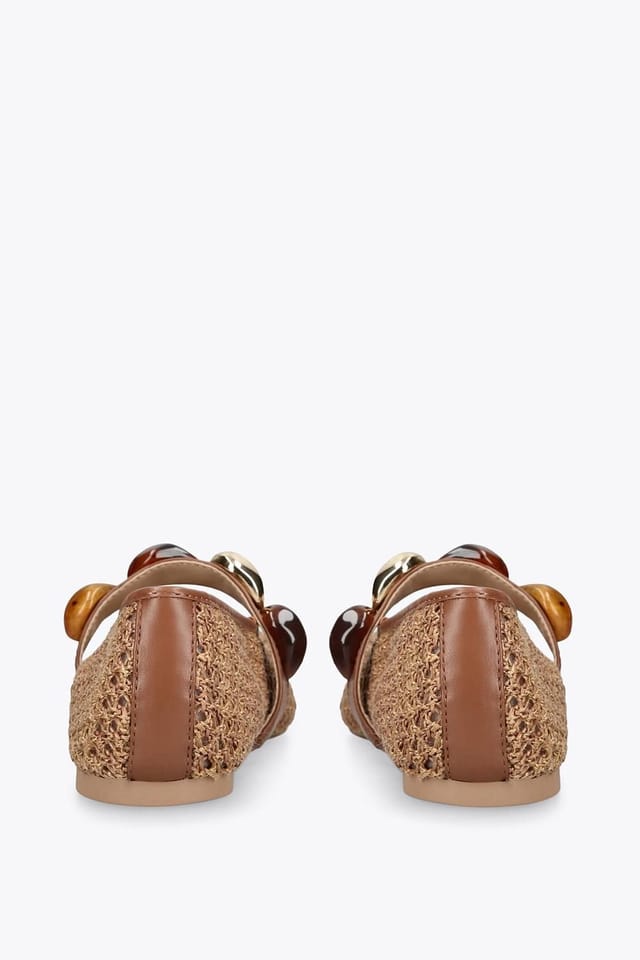Steve Madden STEVE MADDEN Women's 'Poppin Brown' Flats in Brown - 3