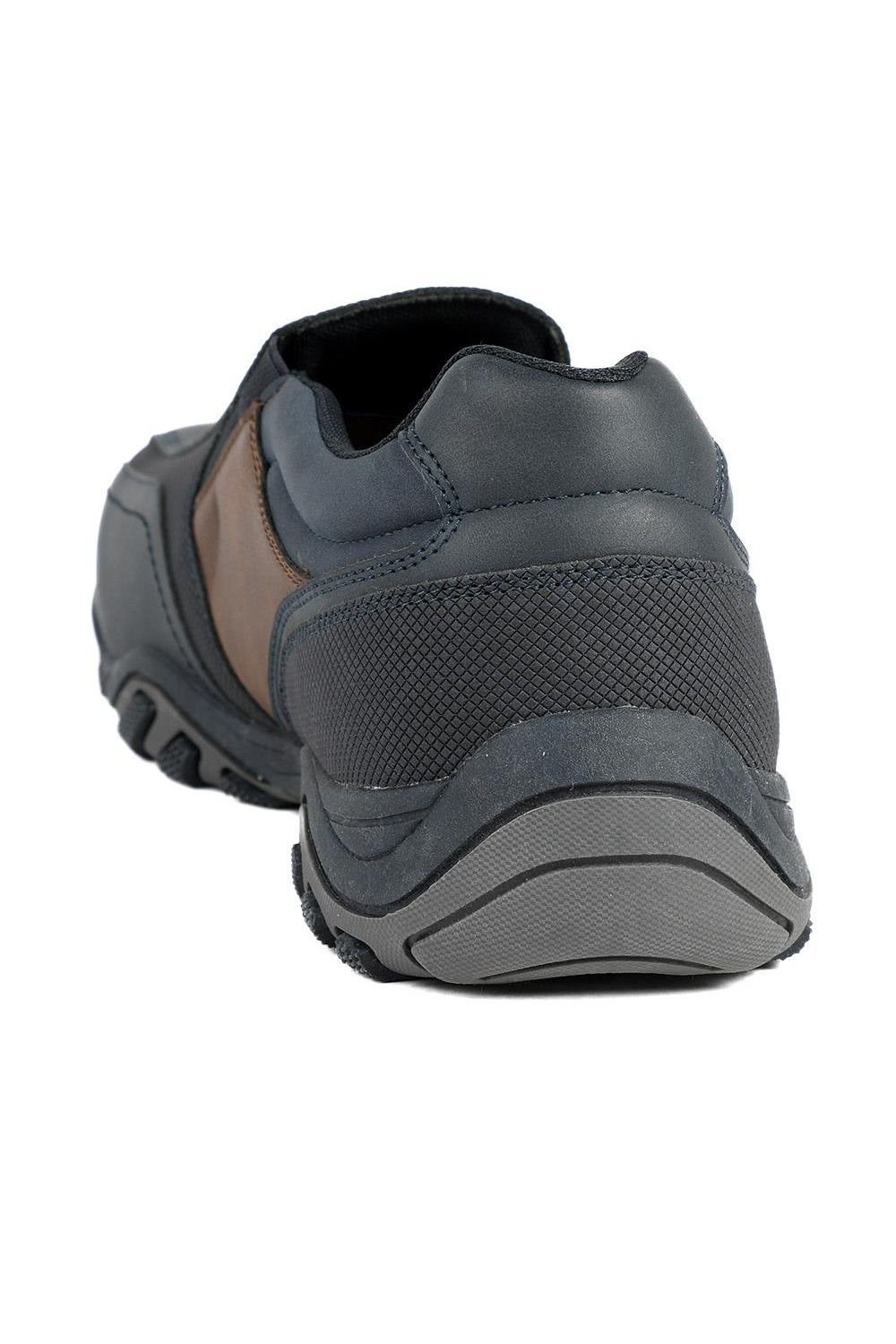 Pavers Pavers Men's Wide Fit Cushioned Slip On Shoes in Navy - 3