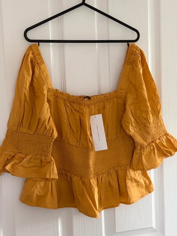 French Connection BNWT French Connection FCUK Bardot Blouse