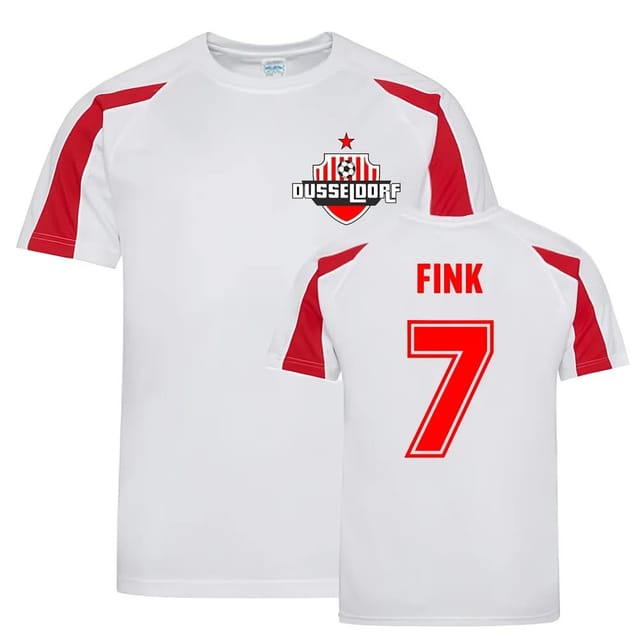 Fortuna Dusseldorf Fortuna Dusseldorf Men's Oliver Fink Dusseldorf Sports Training Jersey in White - 2