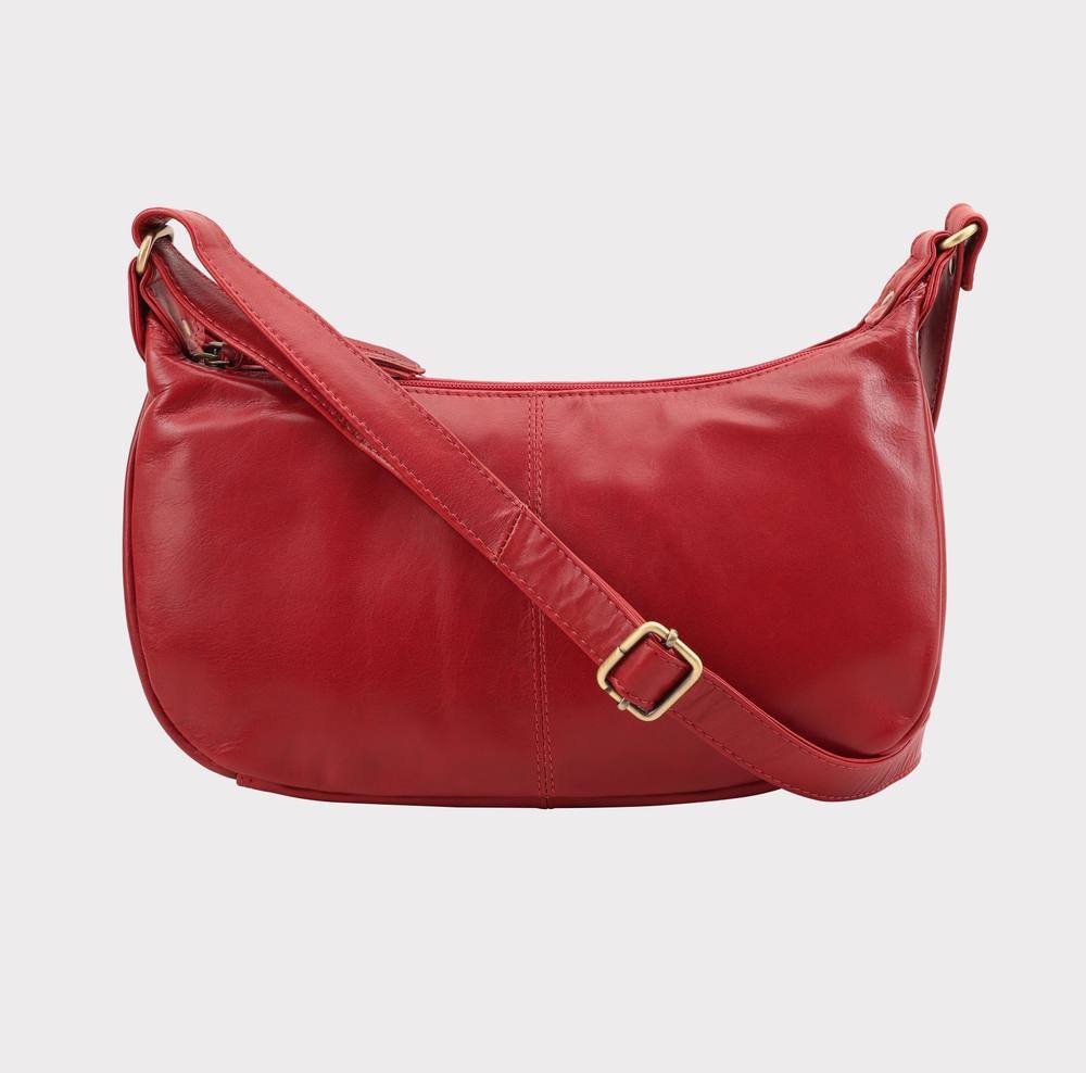 Lloyd Baker Lloyd Baker Women's Aura Leather Shoulder Bag in Raspberry - 1