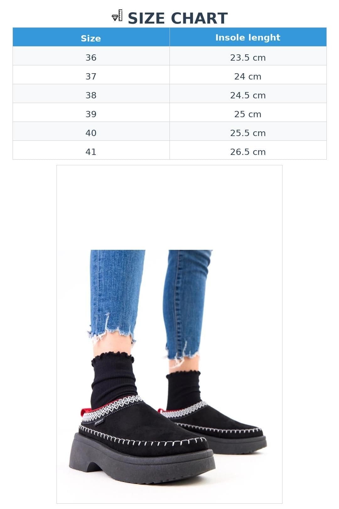 Love Lace Love Lace Women's Embroidered Suede Slip On Slippers Insole Platform Sole in Black - 4