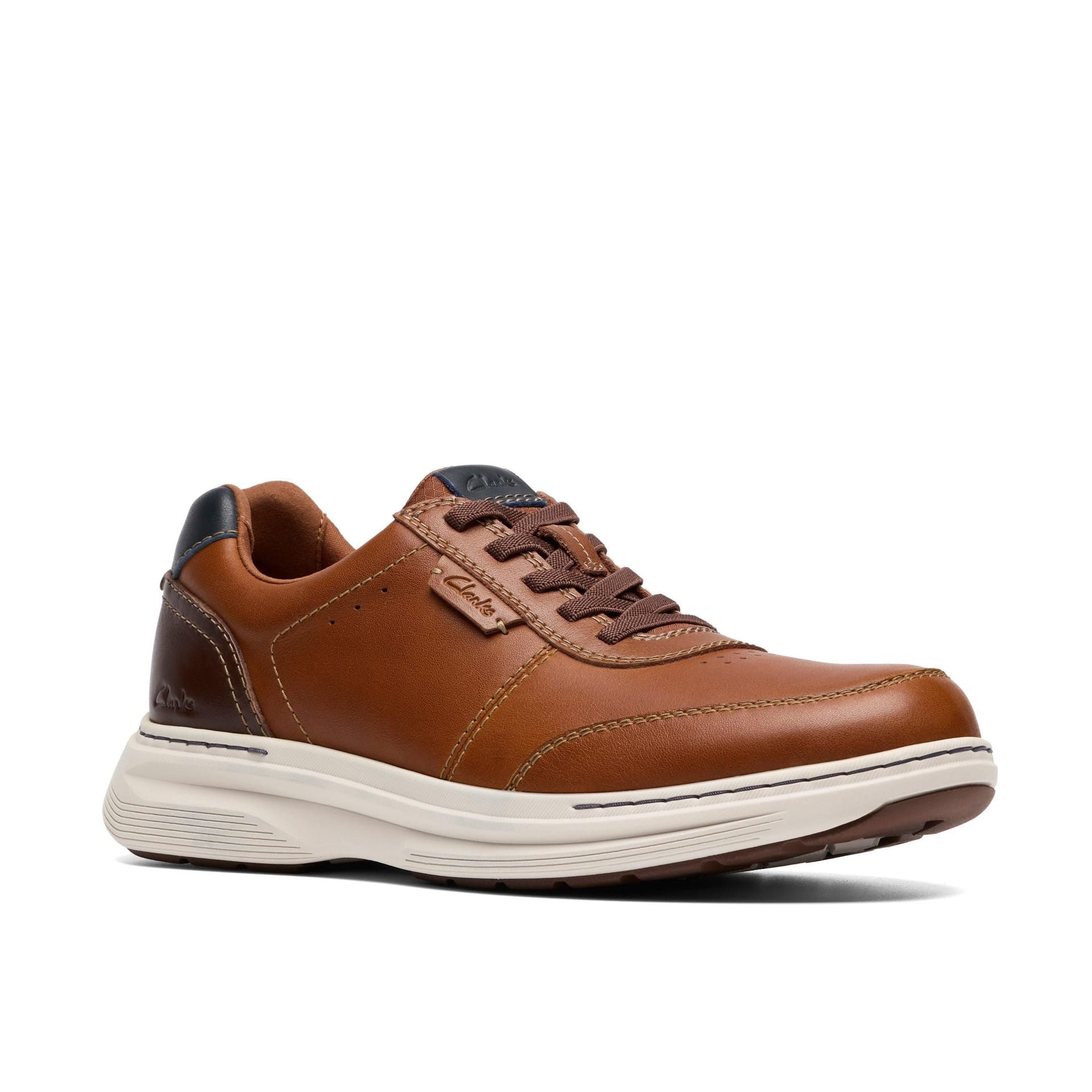 Clarks Clarks Men's Craftwell Lace Tan Leather Lace Up in Brown - 4