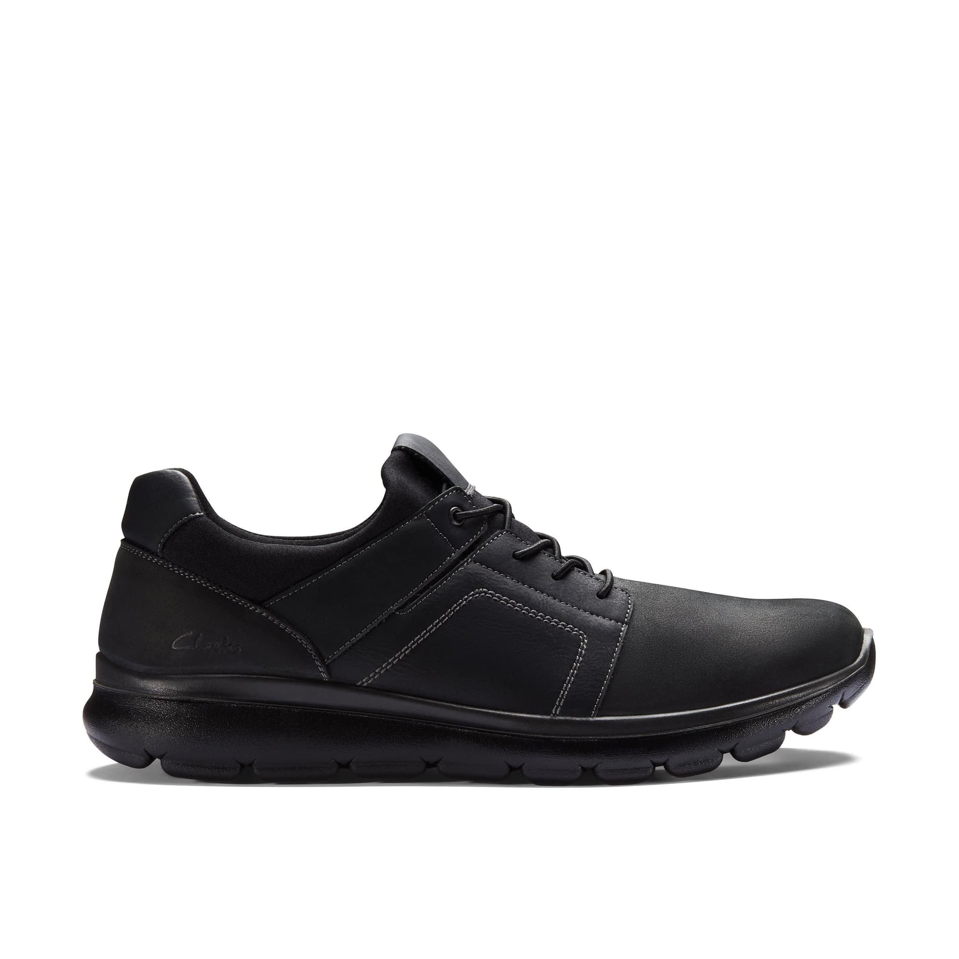 Clarks Clarks Men's Siena Easy Black Leather Lace Up