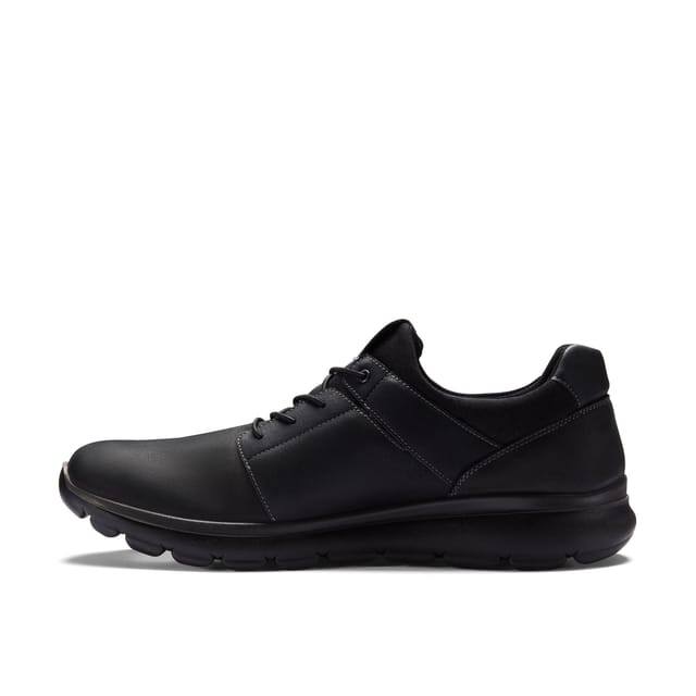 Clarks Clarks Men's Siena Easy Black Leather Lace Up - 2