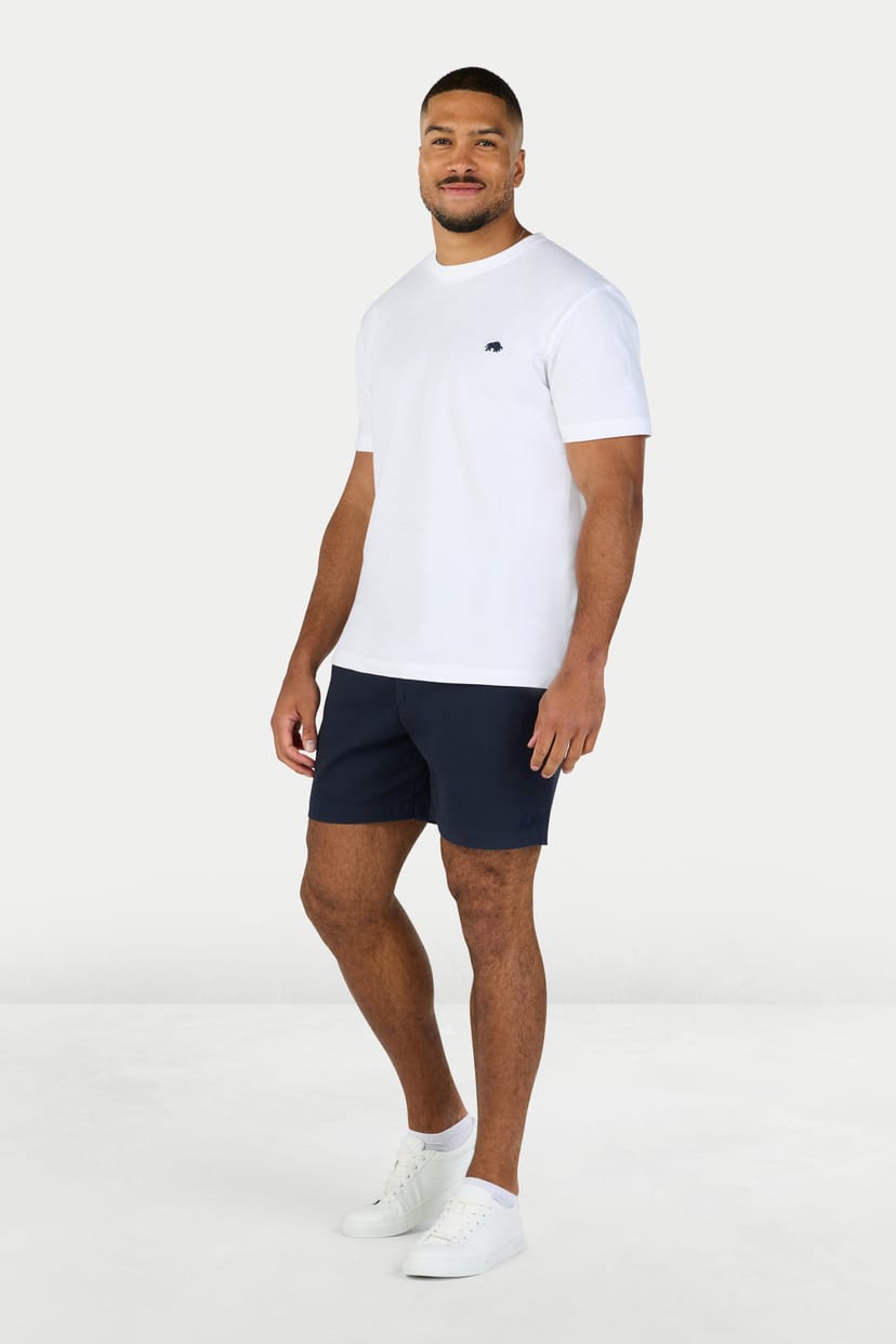 raging bull Raging Bull Men's Stretch Chino Short in Navy - 1