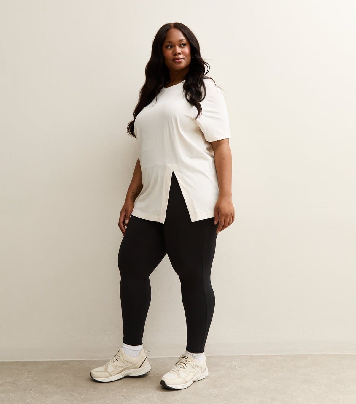 New Look New Look Black Jersey High Waist Leggings