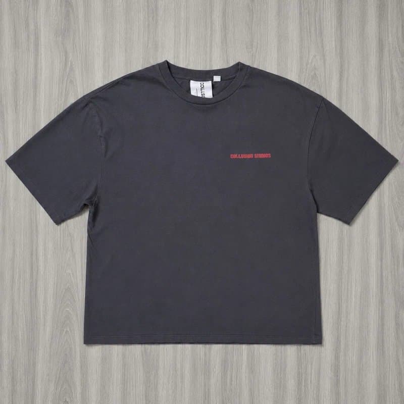 Collusion Grey collusion Graphic Tee size large