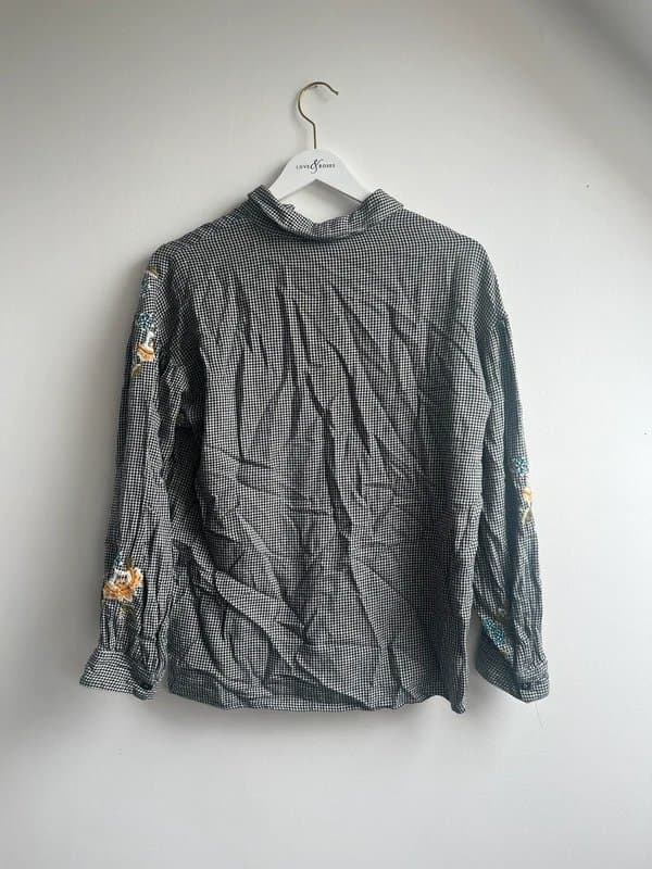 Topshop Topshop Embroidery Detail Shirt