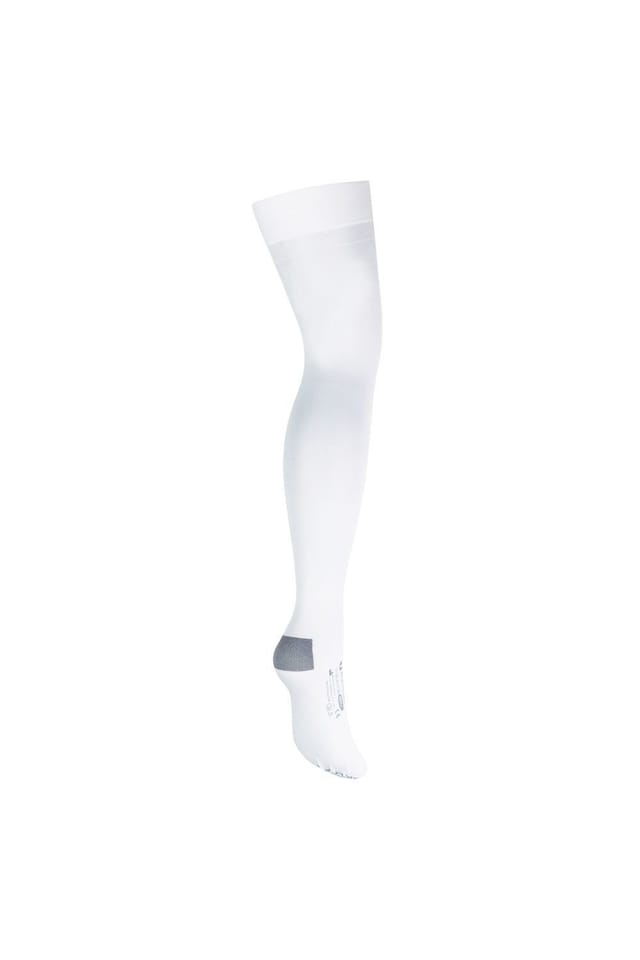 Medalin Medalin Men's Anti-Embolism Thigh High Stockings in White - 3