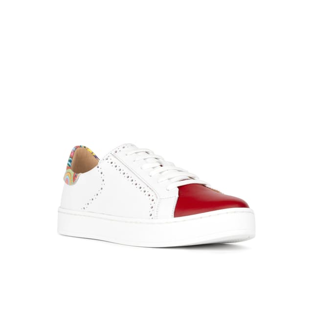 Embassy London Embassy London Women's Serena - Red & Signature Print - 2