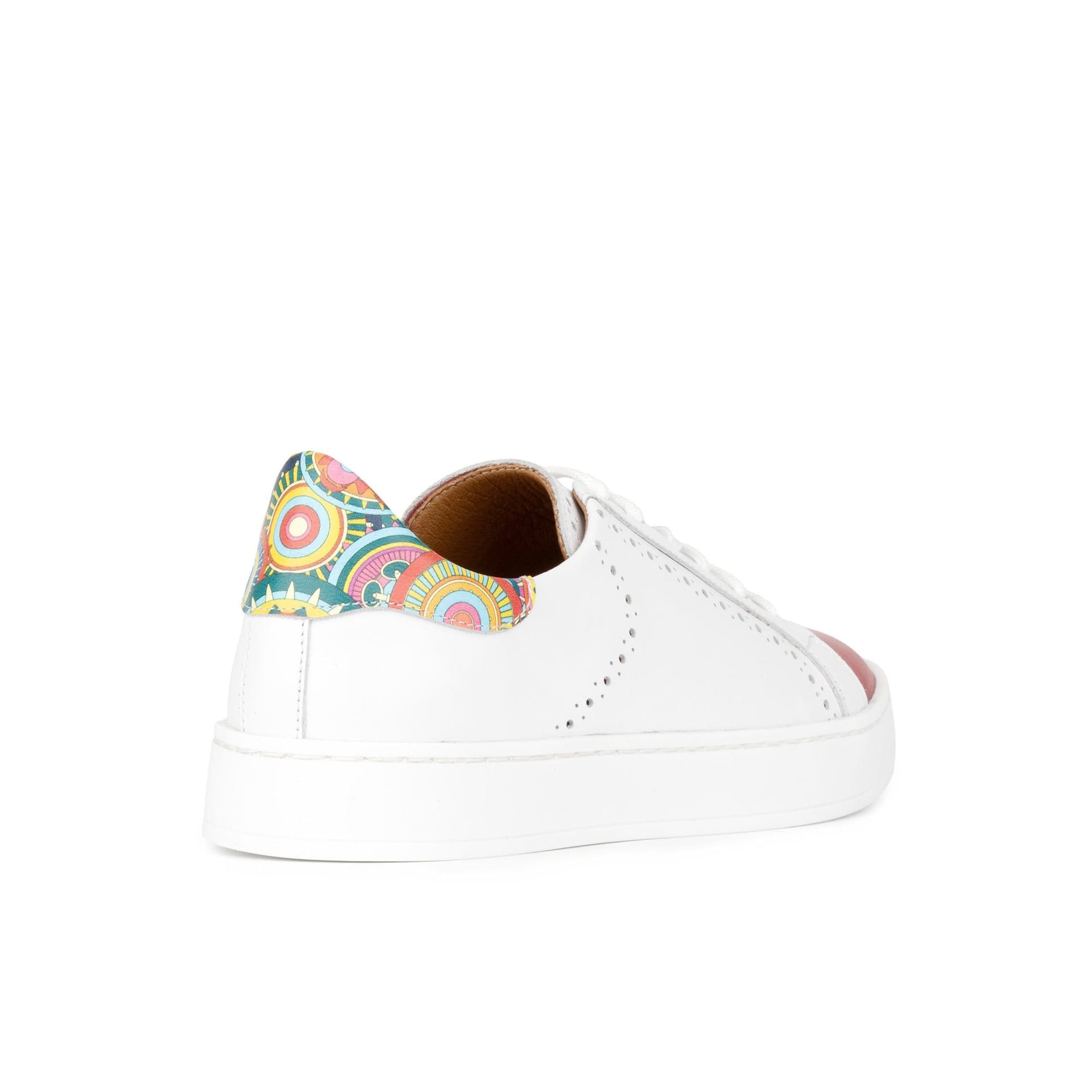 Embassy London Embassy London Women's Serena - Red & Signature Print - 4