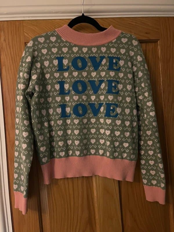 Never Fully Dressed Love jumper