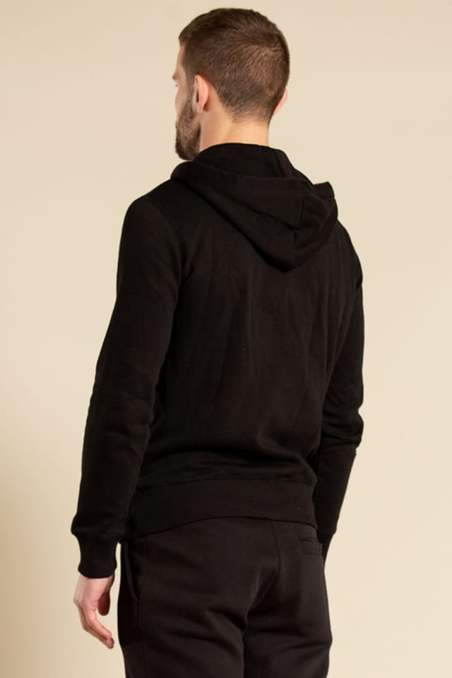 French Connection French Connection Men's Cotton Blend Hoody in Black - 2