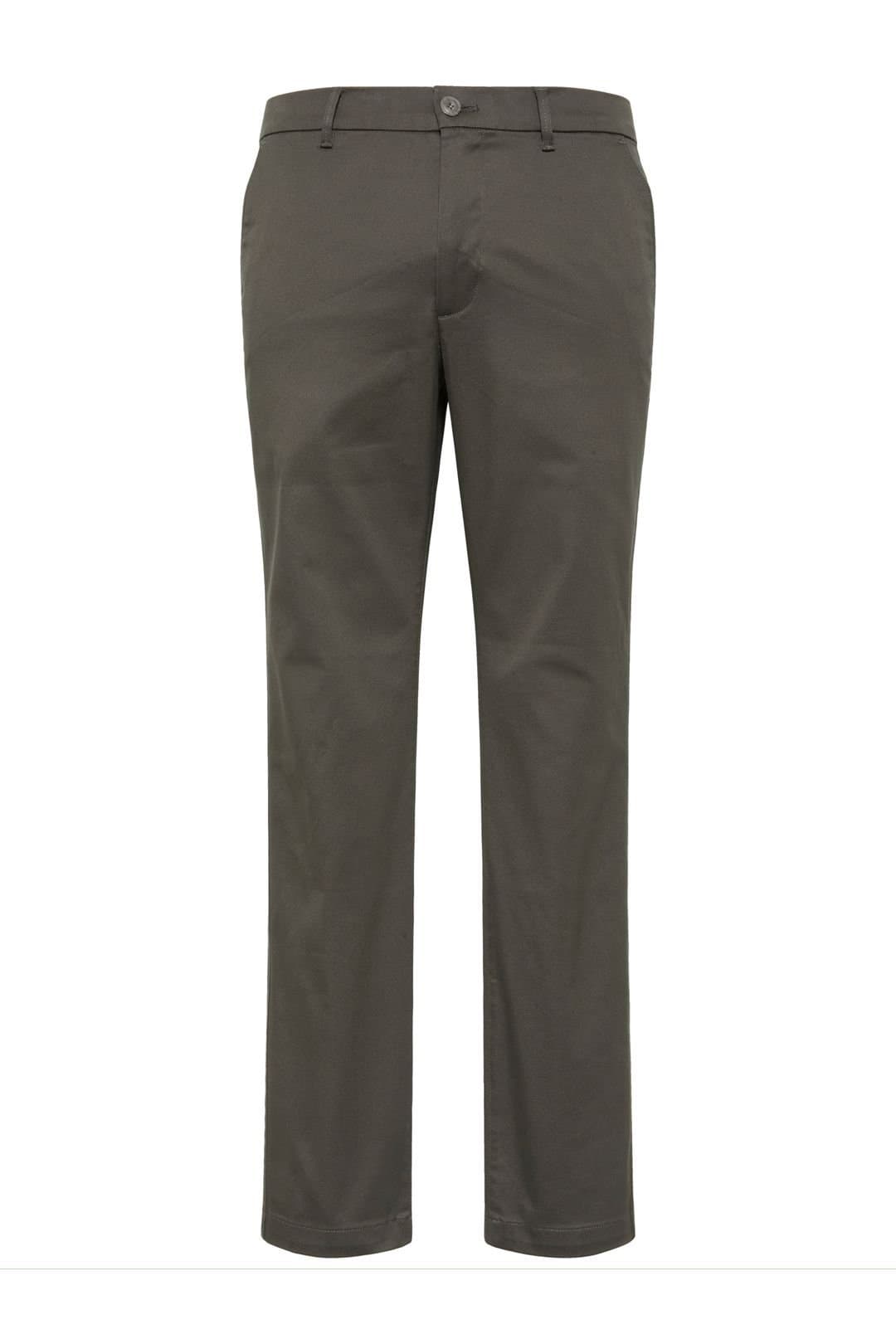 Calvin Klein Calvin Klein Men's Slim Cotton Stretch Chino Trouser Grey