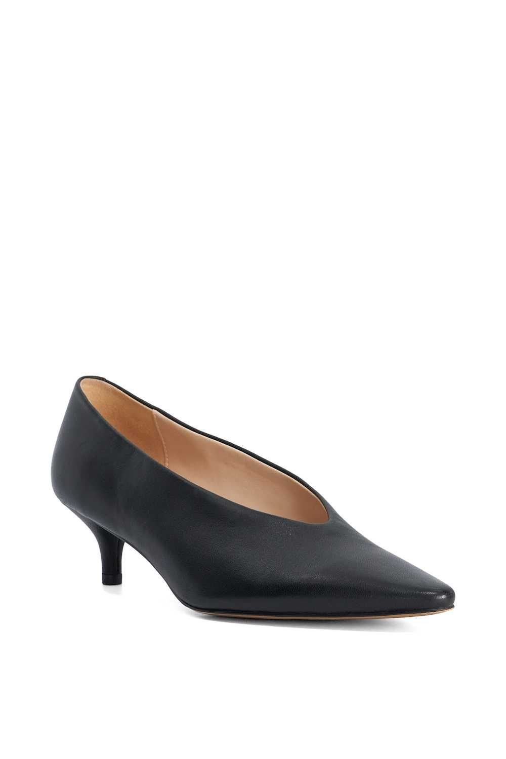 Dune London Dune London Women's 'Aris' Leather Court Shoes in Black - 2