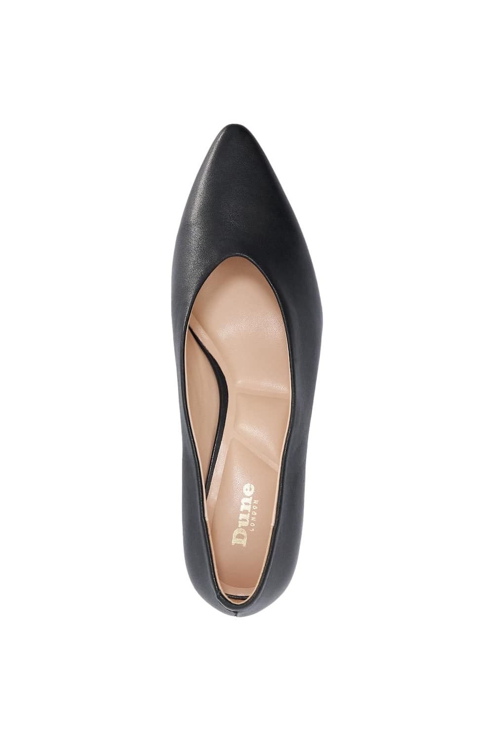 Dune London Dune London Women's 'Aris' Leather Court Shoes in Black - 4
