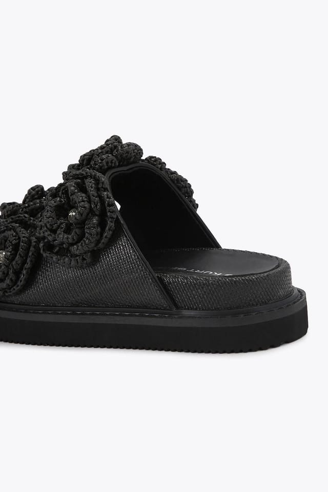 KG Kurt Geiger KG Kurt Geiger Women's 'Sonnet Footbed' Sandals in Black - 3