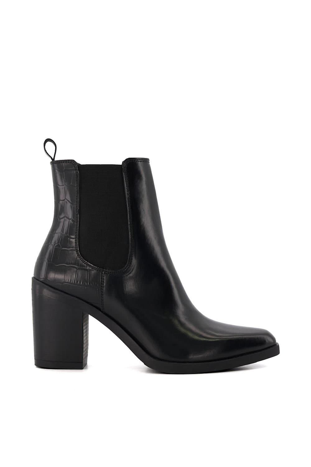 Dune London Dune London Black Leather Western Boots