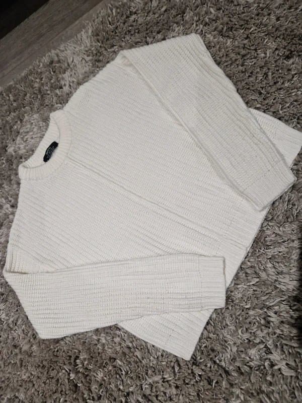 Bershka Bershka white jumper