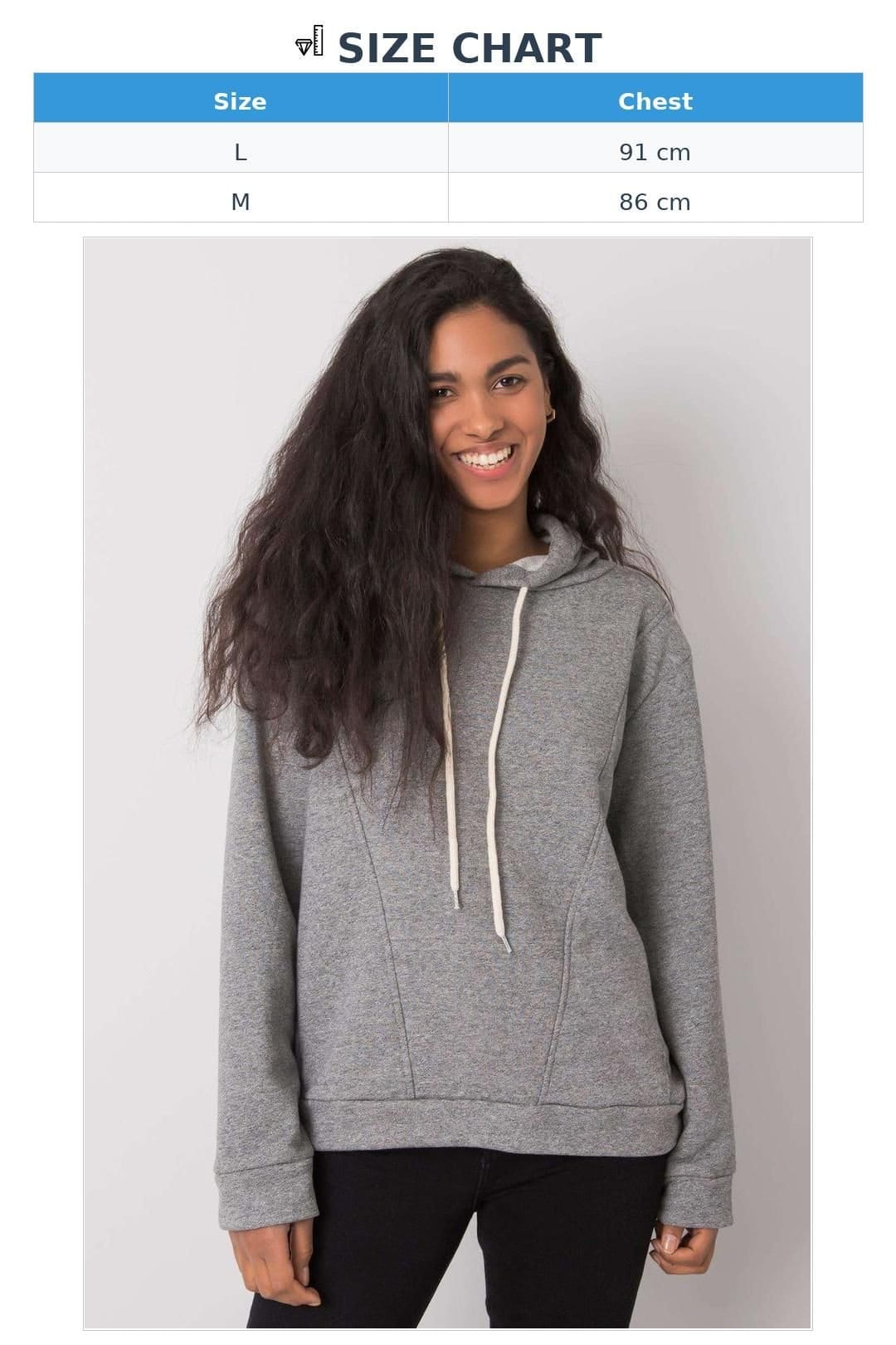 Love Lace Love Lace Women's Everyday Hooded Long Sleeve Sweatshirt in Grey - 4