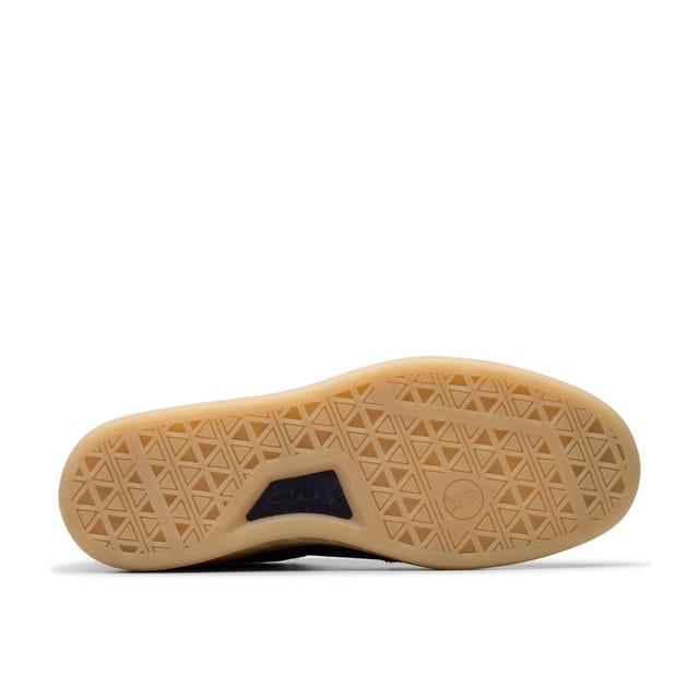 Clarks Clarks Men's Craft Rally Ace Navy Combination Trainers, Lace Up in Blue - 3