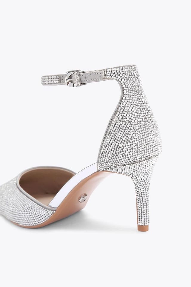 Carvela Carvela Women's 'Shine Court' Heels in Silver - 3